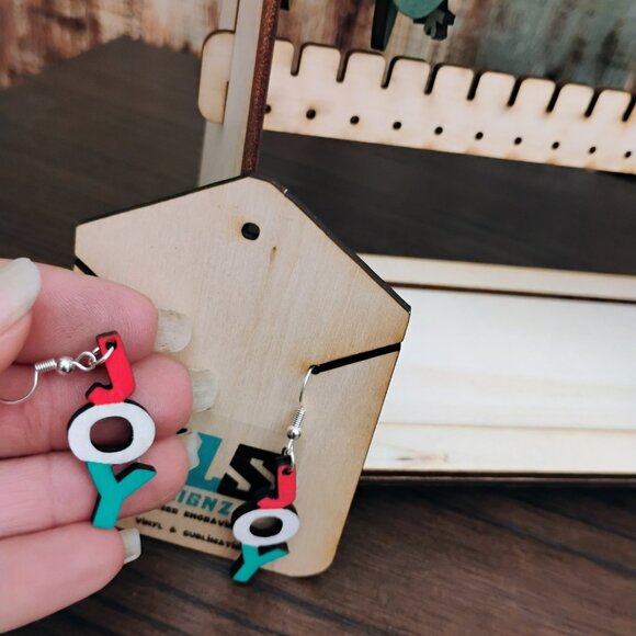 JOY Dangle Earrings - Picture 5 of 5